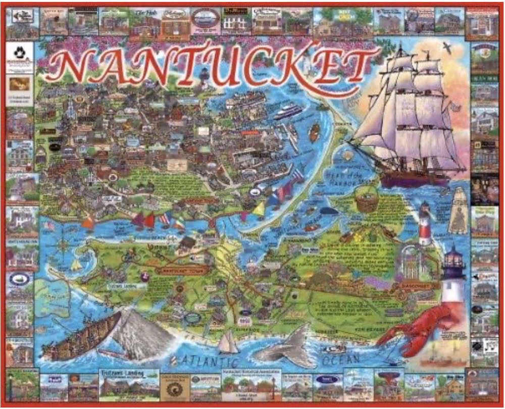 Nantucket - White Mountain Puzzles puzzle collectible [Barcode 724819251513] - Main Image 2
