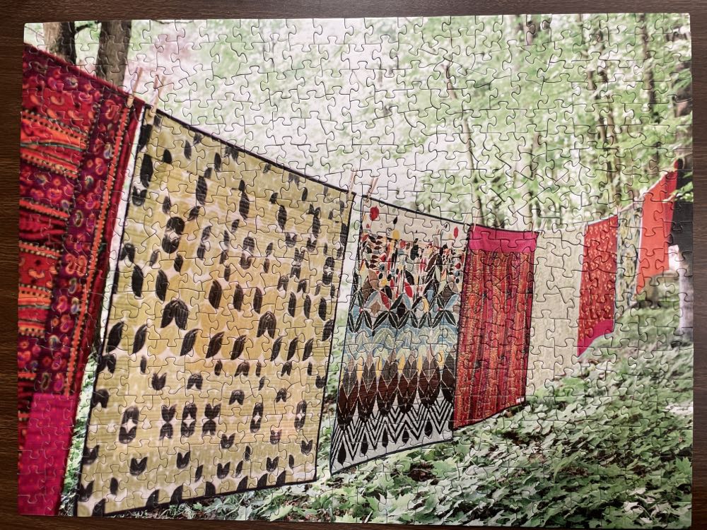 Quilts on Beaver Island - Quilt Folk puzzle collectible - Main Image 2