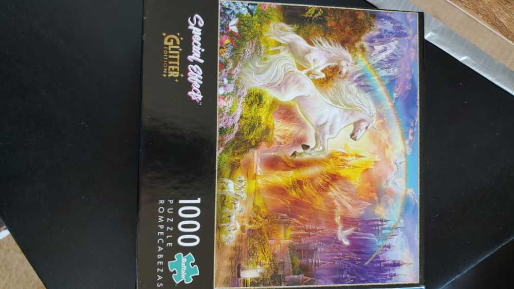 Unicorn Sunset - Buffalo Games & Puzzles puzzle collectible [Barcode 079346107032] - Main Image 3