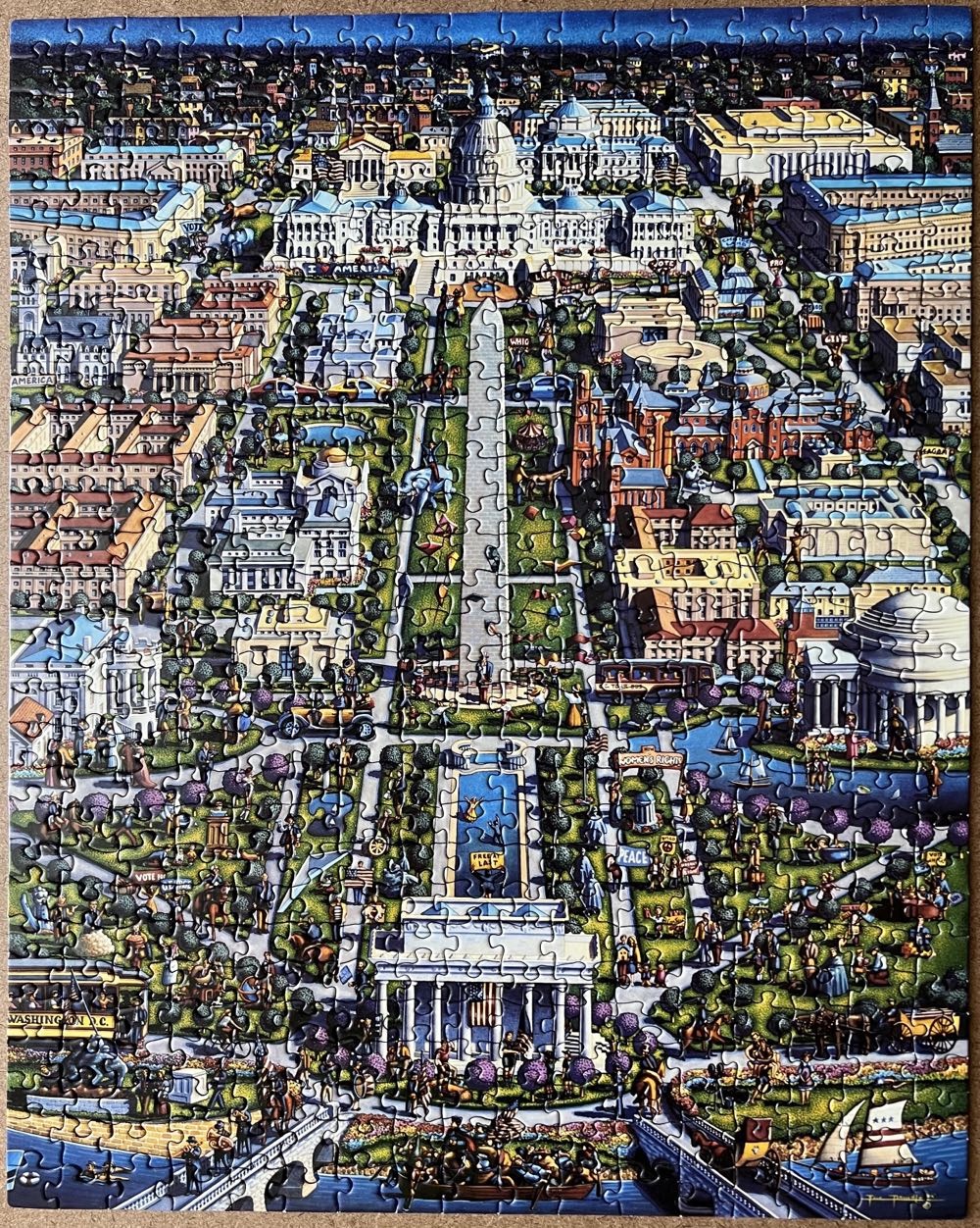 Washington DC - Dowdle Puzzles puzzle collectible - Main Image 2