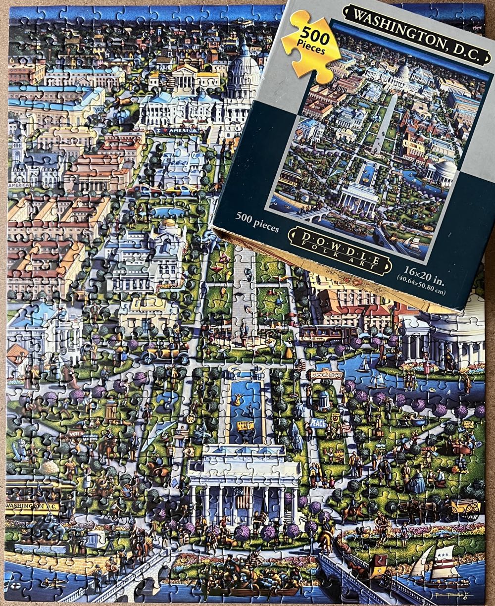 Washington DC - Dowdle Puzzles puzzle collectible - Main Image 3