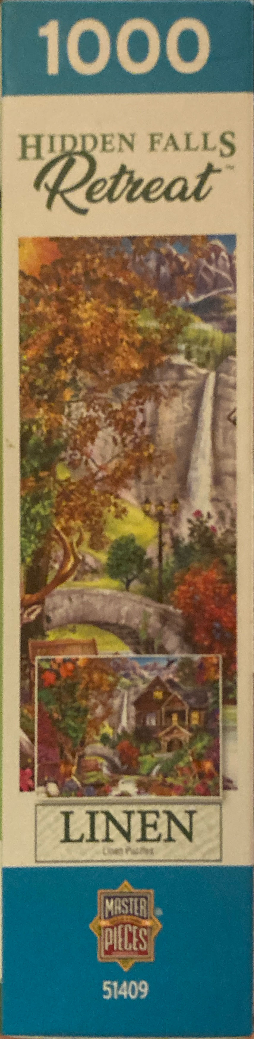 Hidden Falls Cottage - MasterPieces puzzle collectible [Barcode 705988719851] - Main Image 4