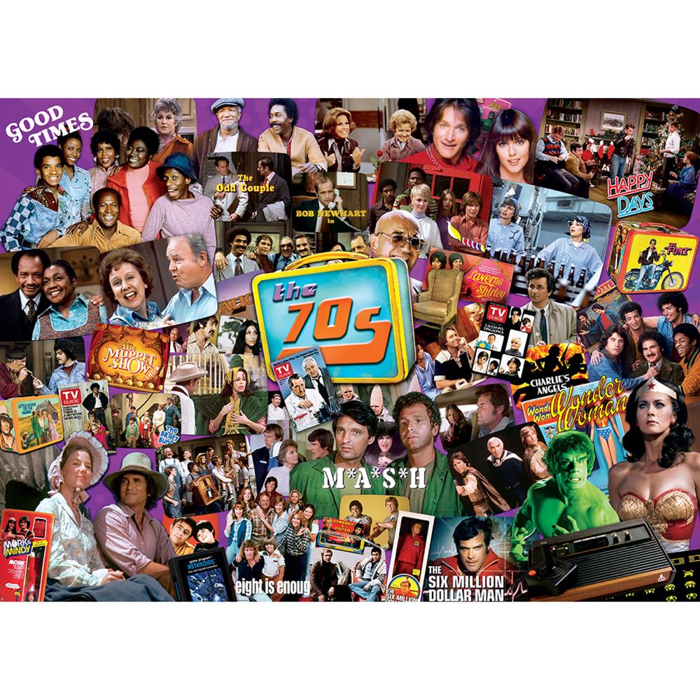 TV Time The 70’s - MasterPieces puzzle collectible [Barcode 705988721564] - Main Image 2
