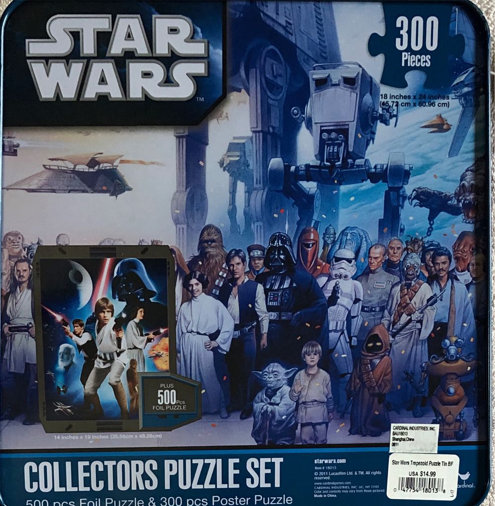 Star Wars: Collectors Puzzle Set - Cardinal puzzle collectible [Barcode 047754180138] - Main Image 2