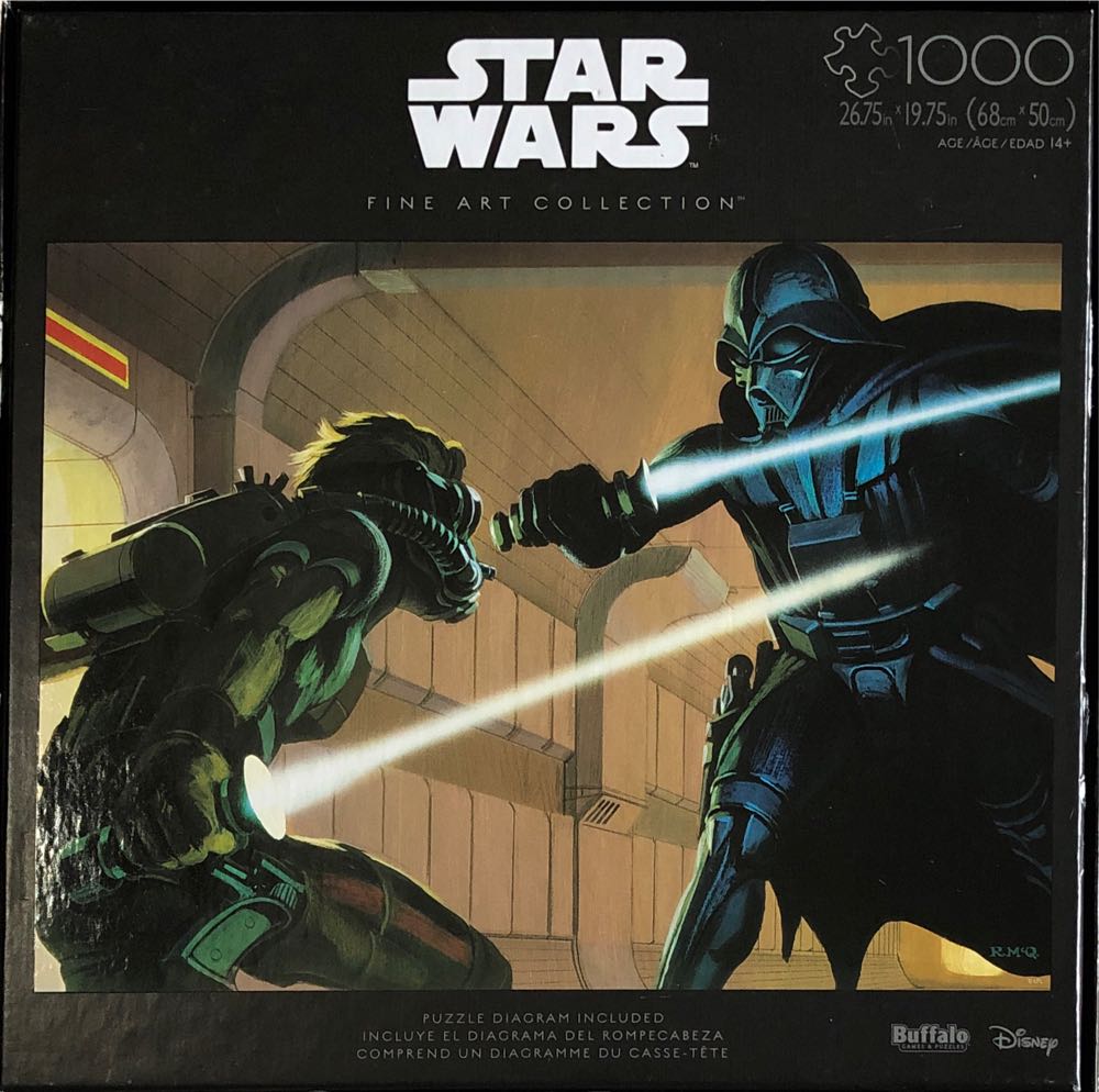 Luke Vs Vader (Fine Art) - Buffalo puzzle collectible [Barcode 079346125548] - Main Image 2