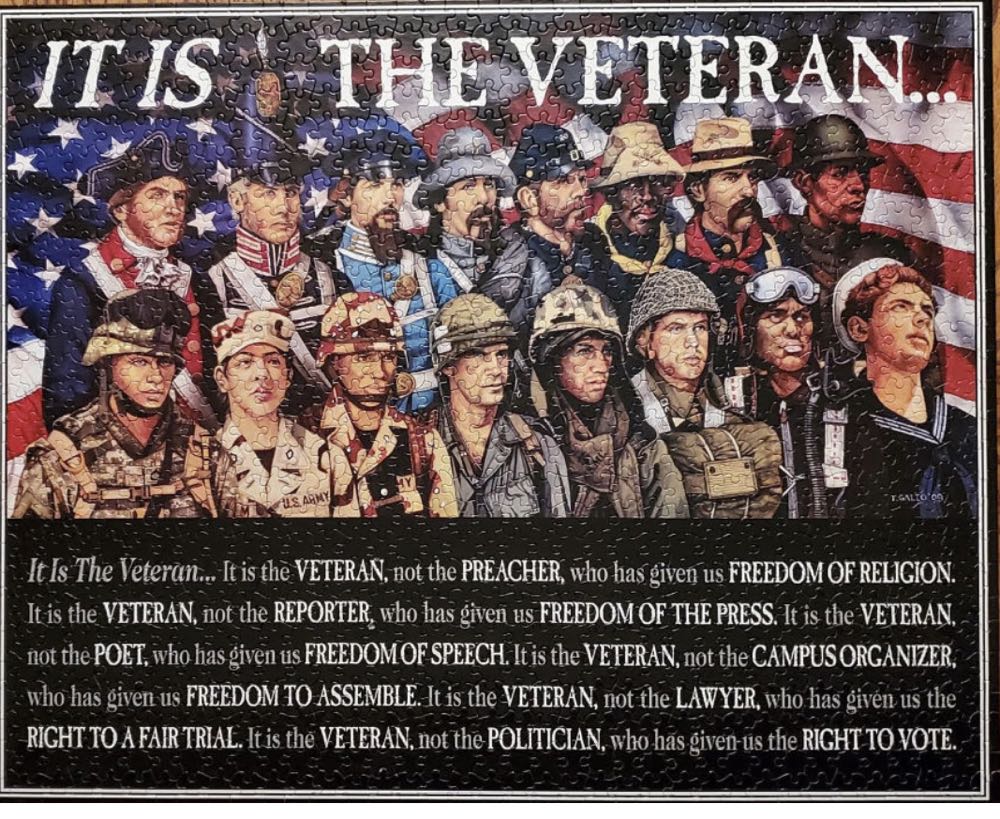 It Is The Veteran (1-Sealed) - White Mountain Puzzles puzzle collectible [Barcode 724819255283] - Main Image 3