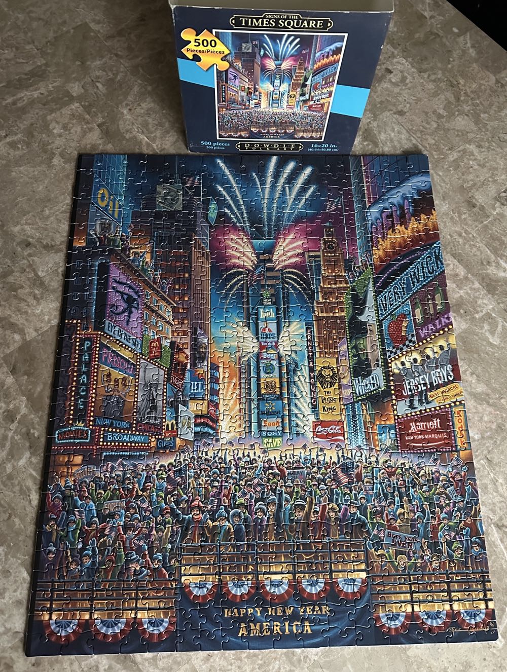 Signs Of The Times Square - Dowdle Puzzles puzzle collectible [Barcode 671095008006] - Main Image 3