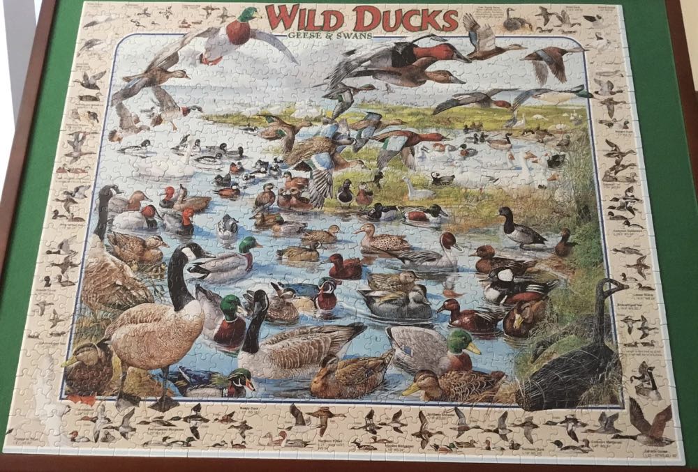 Wild Ducks Geese & Swans - White Mountain 🇺🇸 puzzle collectible [Barcode 724819248995] - Main Image 2