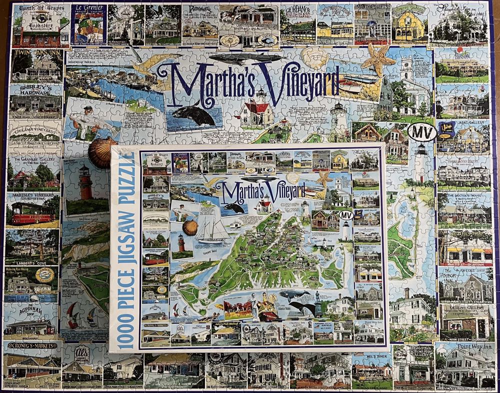 Martha’s Vineyard - White Mountain Puzzles puzzle collectible [Barcode 724819247035] - Main Image 3