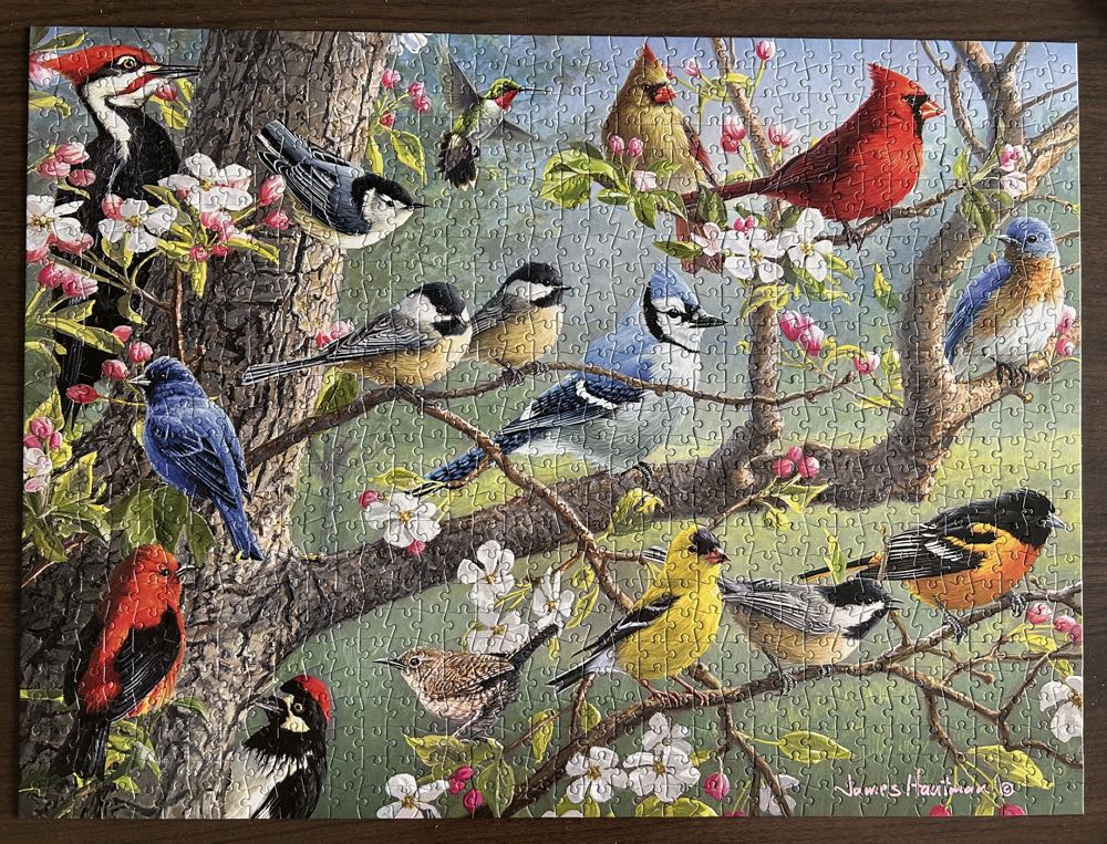 Birds In An Orchard - Buffalo puzzle collectible [Barcode 079346112012] - Main Image 2