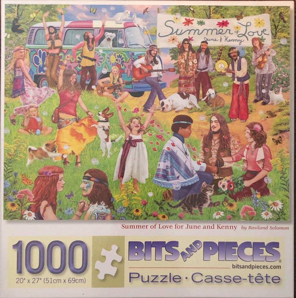 Summer Of Love For June And Kenny - Bits And Pieces puzzle collectible [Barcode 192949048677] - Main Image 2