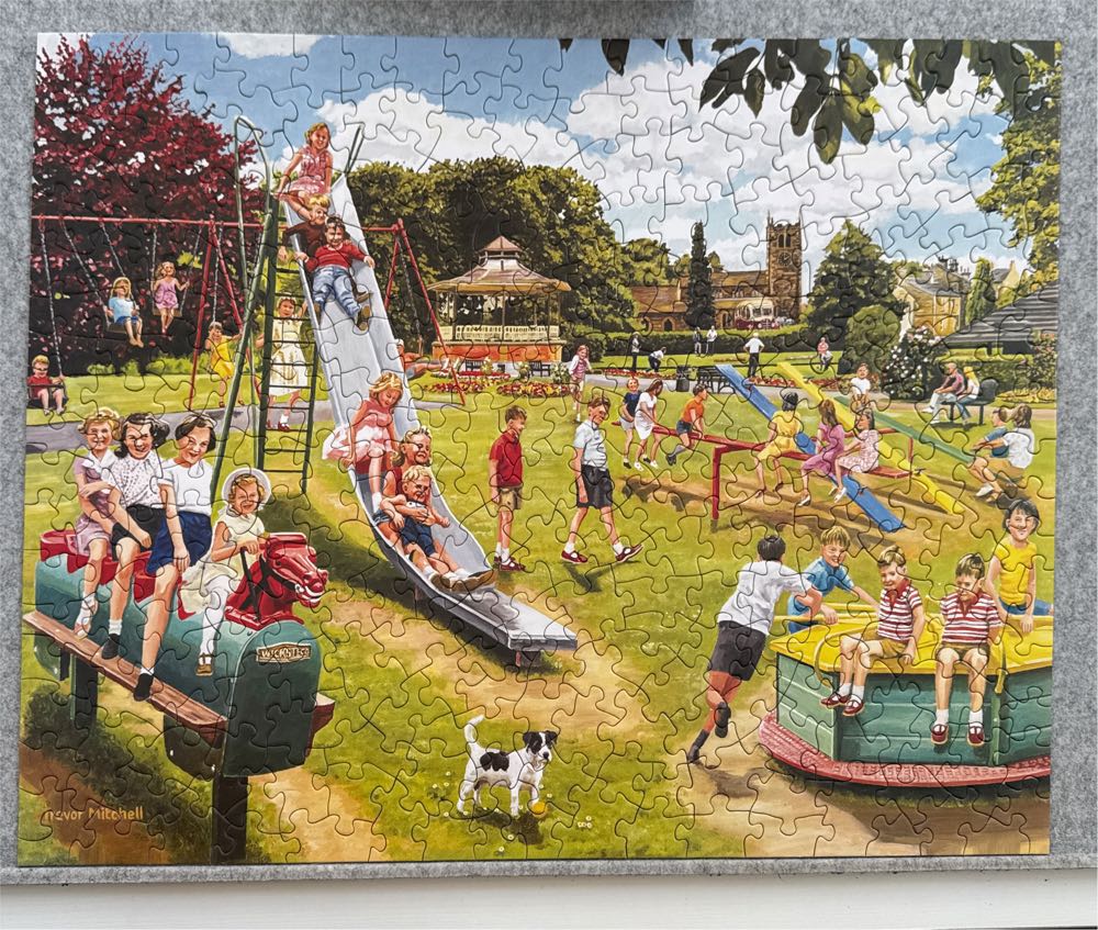 The Park Playground ❤️ - Bits And Pieces puzzle collectible [Barcode 192949036605] - Main Image 2