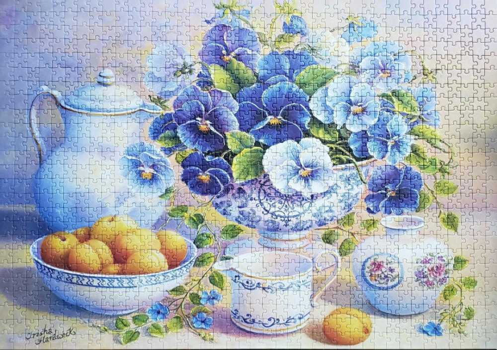 Blue Bouquet - Trefl puzzle collectible [Barcode 5900511104660] - Main Image 2
