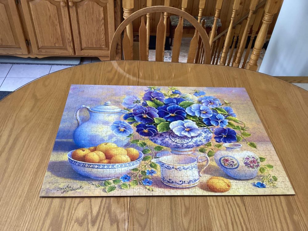 Blue Bouquet - Trefl puzzle collectible [Barcode 5900511104660] - Main Image 3