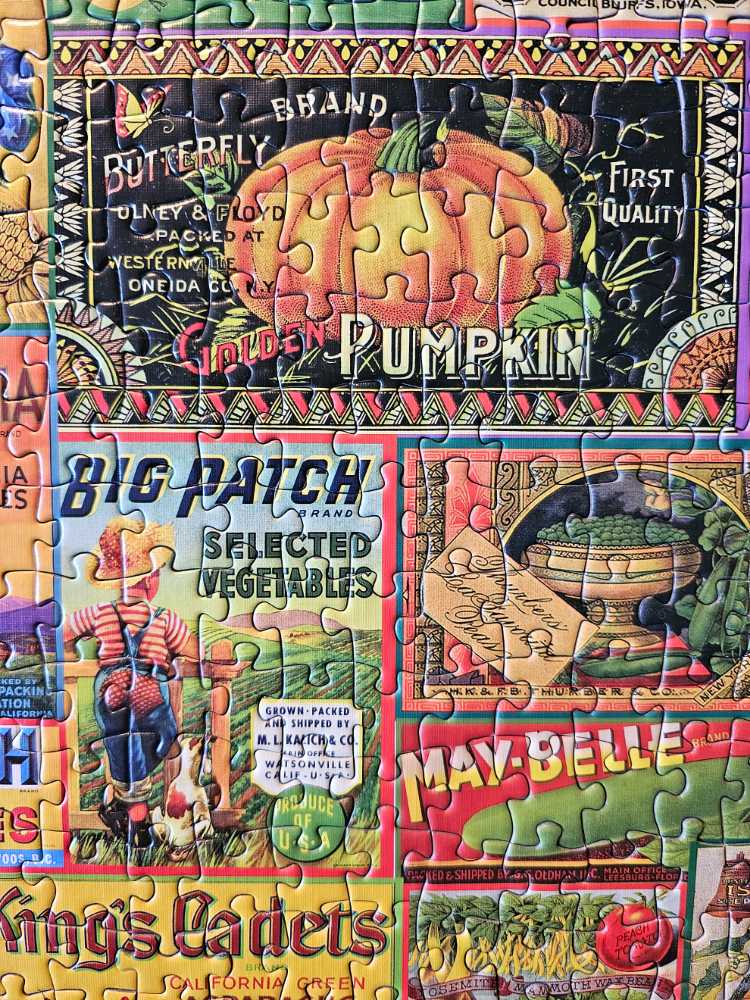 Vintage Seed Packets  - Peter Pauper Press puzzle collectible [Barcode 9781441336873] - Main Image 4