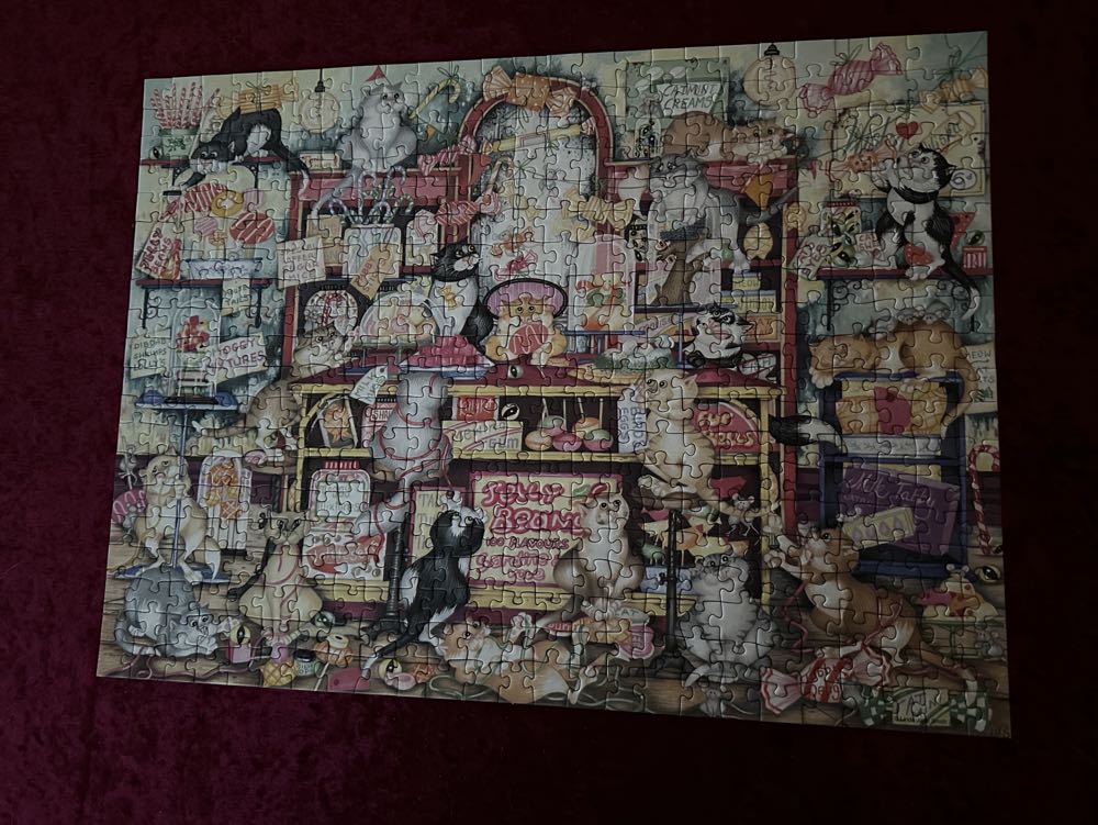 Crazy Cats...Mr Catkin’s Confectionery HTF  NFT - Ravensburger puzzle collectible [Barcode 4005556167562] - Main Image 3