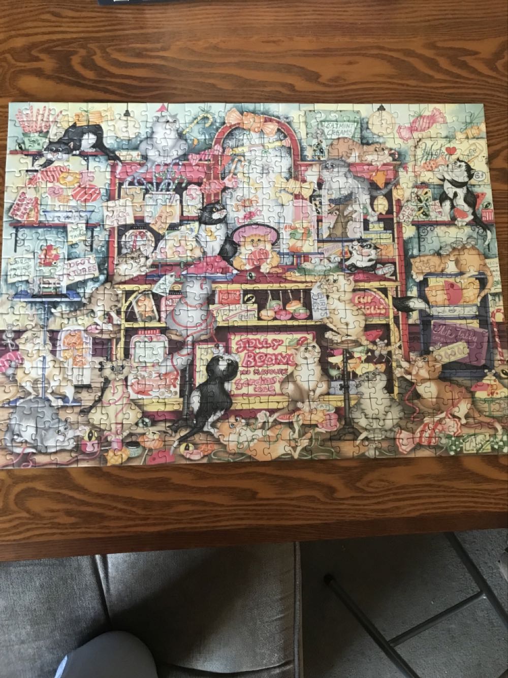 Crazy Cats...Mr Catkin’s Confectionery HTF  NFT - Ravensburger puzzle collectible [Barcode 4005556167562] - Main Image 4