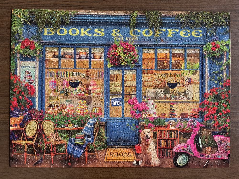 Books & Coffee - Ceaco puzzle collectible [Barcode 021081310369] - Main Image 3