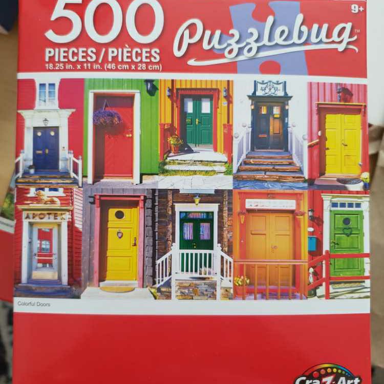 Colorful Doors - Puzzlebug puzzle collectible [Barcode 639277067227] - Main Image 1
