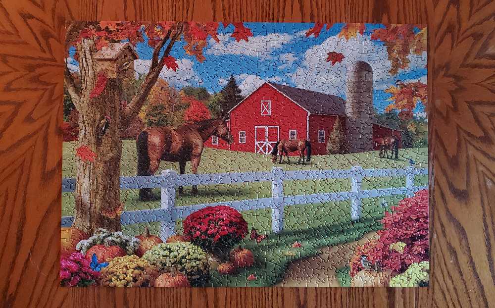 Pastures Of Chance - Master Pieces puzzle collectible [Barcode 705988817410] - Main Image 2