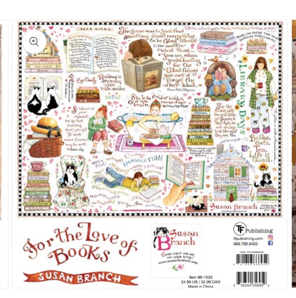 @hearts_For the Love of Books - Tf Publishing puzzle collectible [Barcode 9781646666959] - Main Image 2