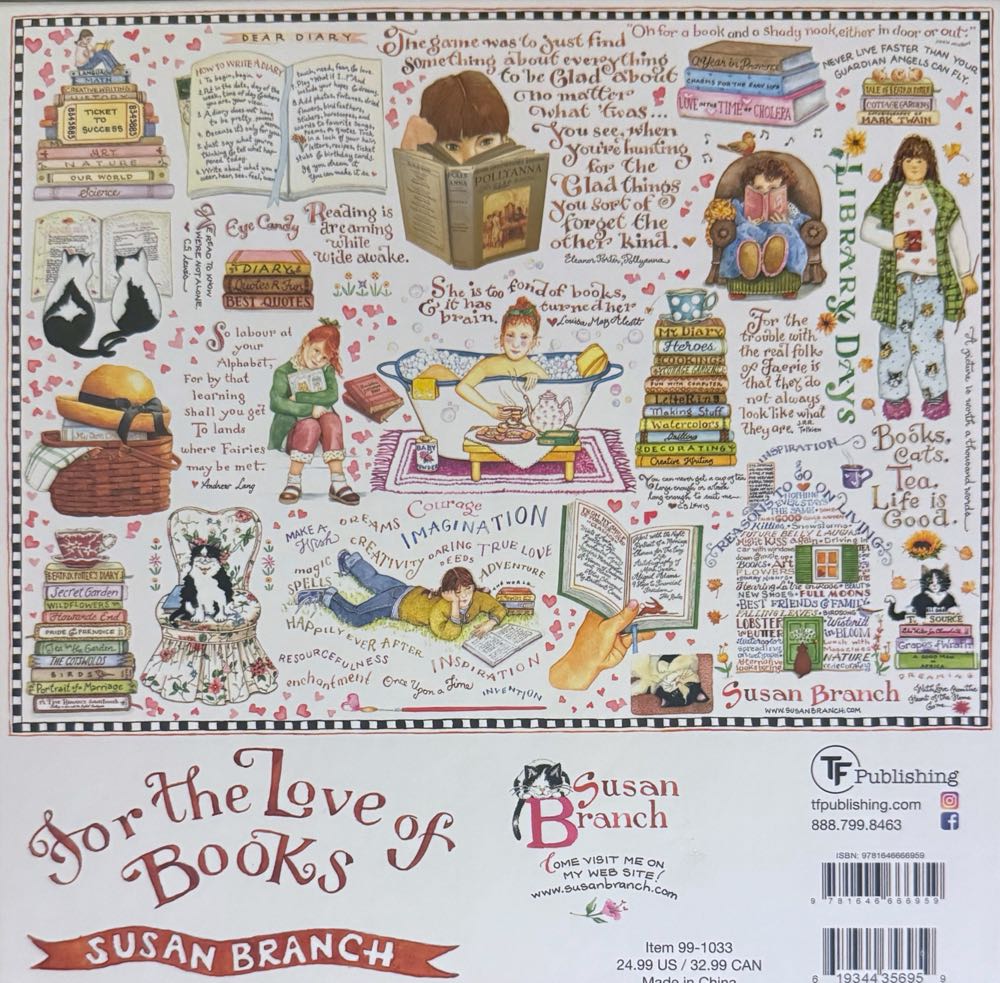 @hearts_For the Love of Books - Tf Publishing puzzle collectible [Barcode 9781646666959] - Main Image 3