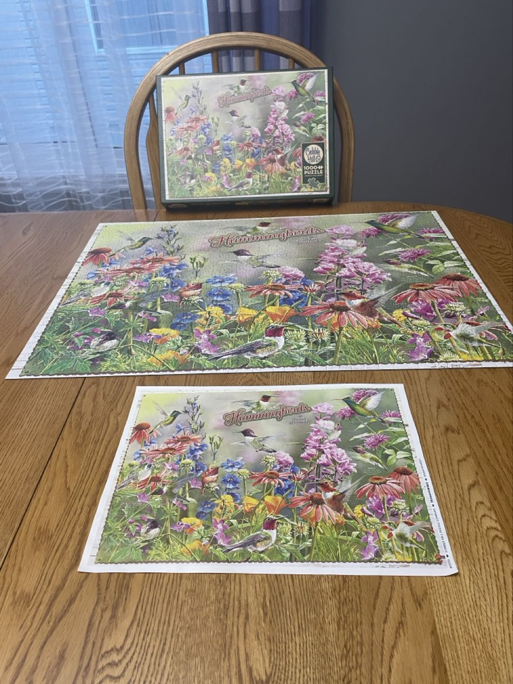 Hummingbirds - Cobble Hill puzzle collectible [Barcode 625012802703] - Main Image 4