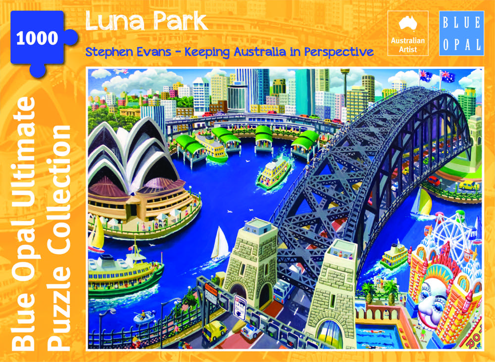 Luna Park - Blue Opal puzzle collectible [Barcode 633793021190] - Main Image 3