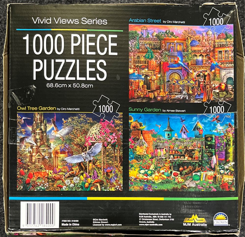 Sunny Garden - Crown puzzle collectible [Barcode 9317762184000] - Main Image 3