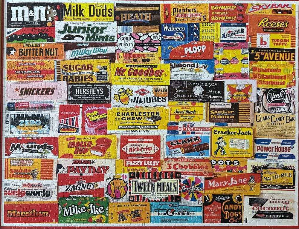 Candy Lane - White Mountain Puzzles puzzle collectible [Barcode 724819255818] - Main Image 2