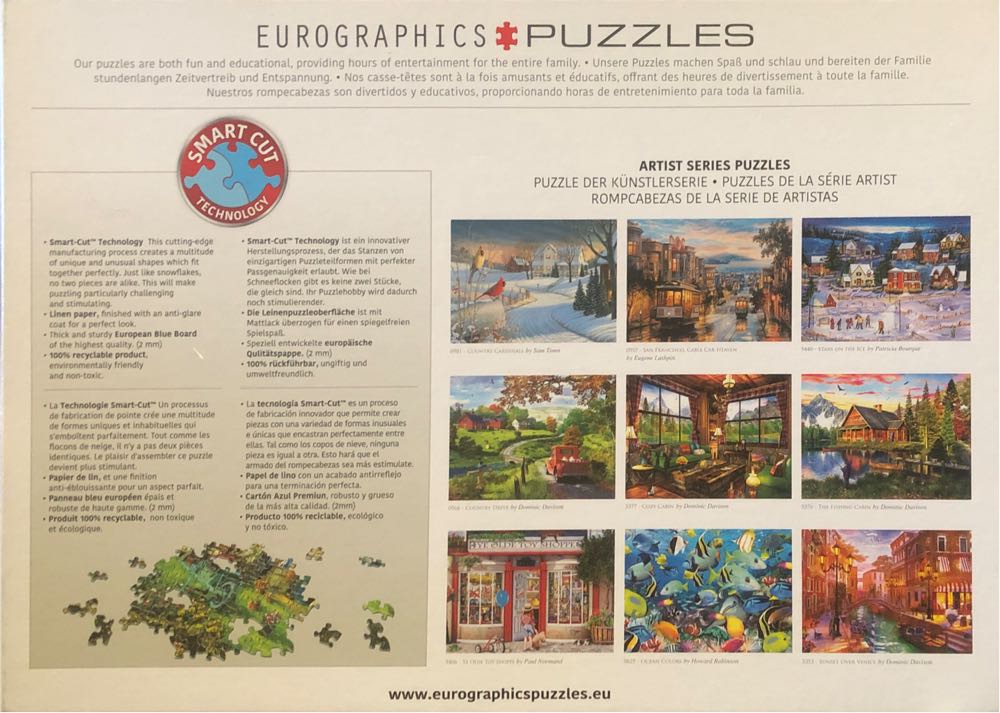 Plush Petals Florist - Eurographics puzzle collectible [Barcode 628136655187] - Main Image 2