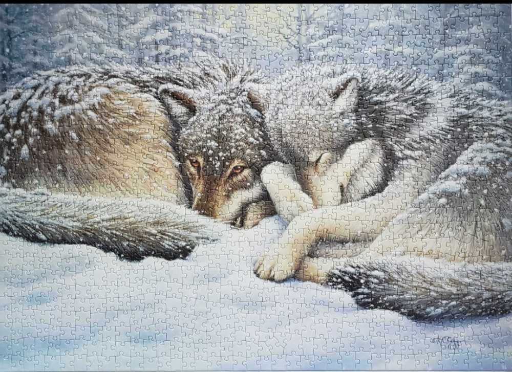 Winter Repose - Cobble Hill puzzle collectible [Barcode 625012801904] - Main Image 2