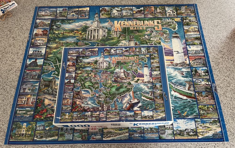Kennebunks Maine - White Mountain Puzzles puzzle collectible [Barcode 724819247110] - Main Image 3