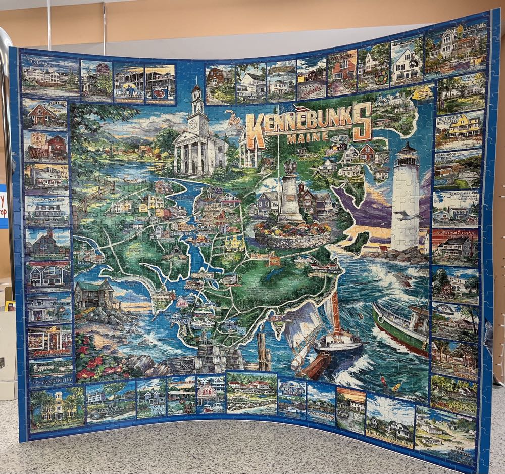 Kennebunks Maine - White Mountain Puzzles puzzle collectible [Barcode 724819247110] - Main Image 4