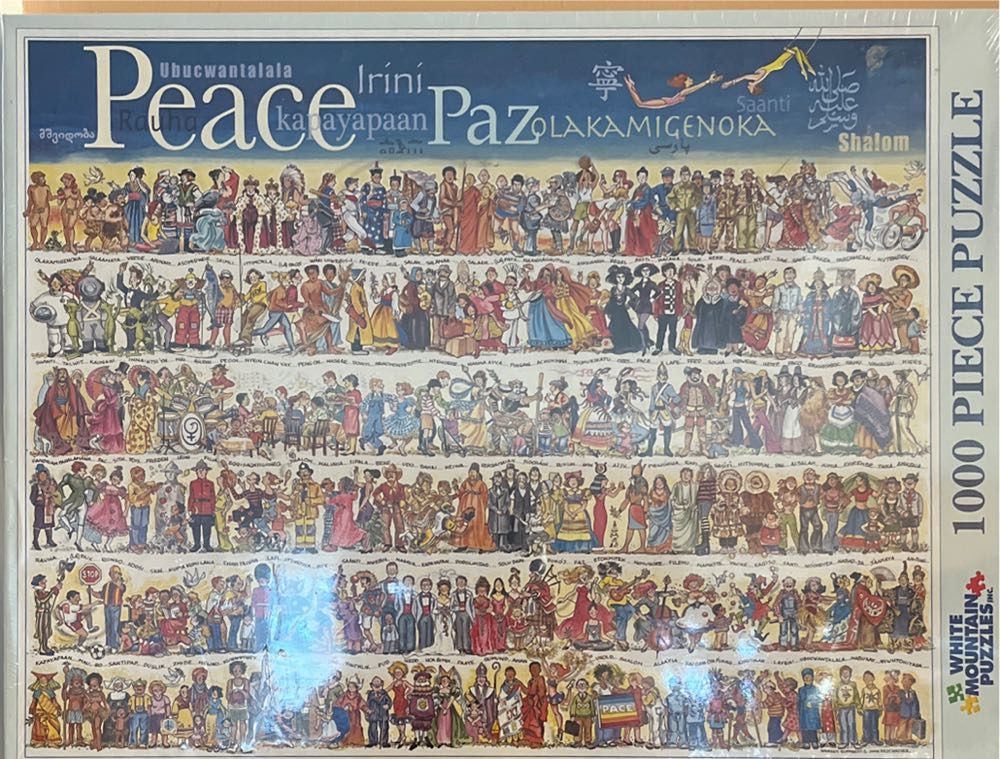 Peace - White Mountain puzzle collectible [Barcode 724819250004] - Main Image 2