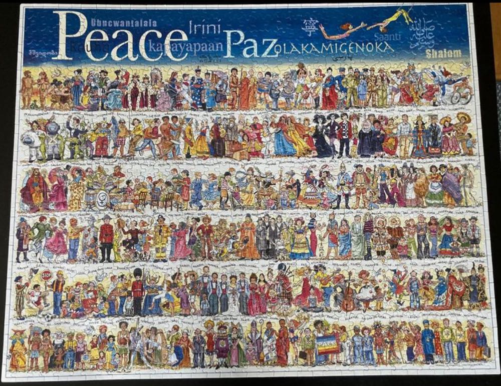 Peace - White Mountain puzzle collectible [Barcode 724819250004] - Main Image 4