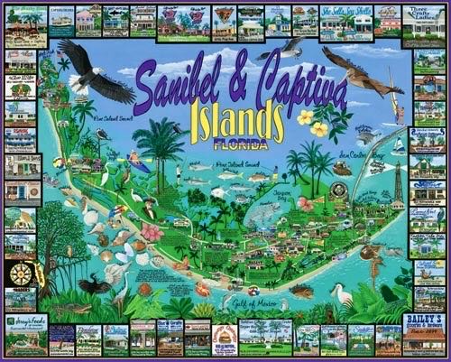 Sanibel & Captiva Islands-NIB - White Mountain Puzzles puzzle collectible [Barcode 724819250202] - Main Image 2