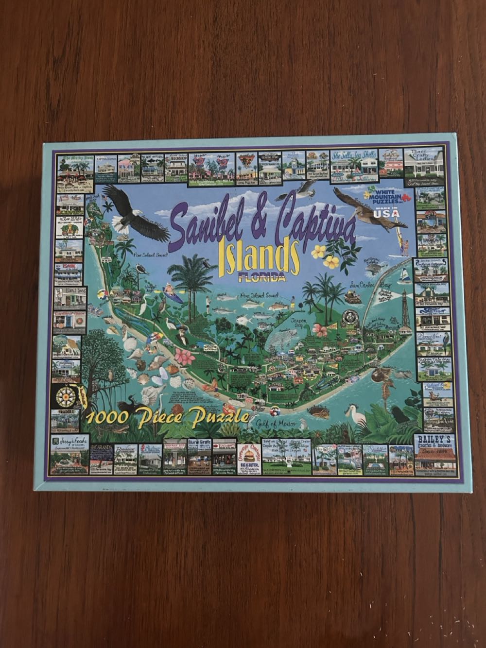 Sanibel & Captiva Islands-NIB - White Mountain Puzzles puzzle collectible [Barcode 724819250202] - Main Image 3