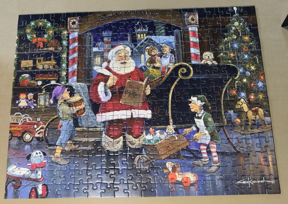 Santa’s Workshop Christmas - Ravensburger puzzle collectible [Barcode 4005556130917] - Main Image 2