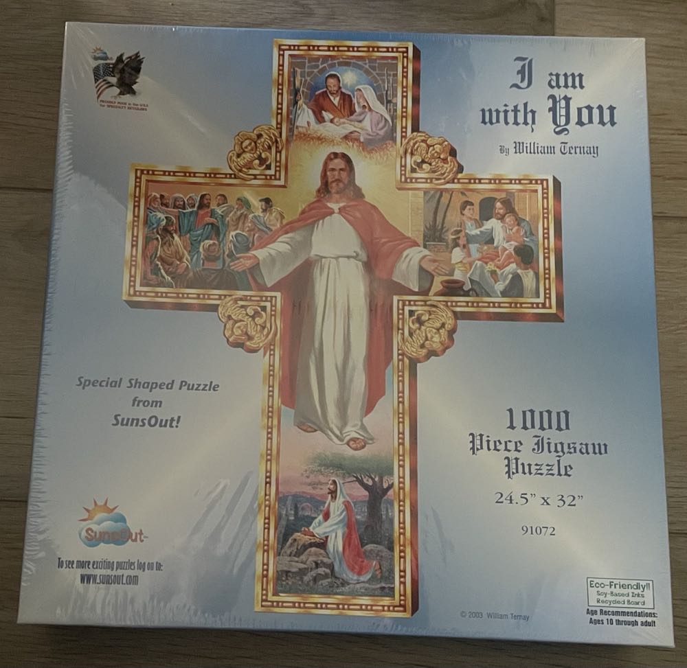 I Am With You - Cross - SunsOut puzzle collectible [Barcode 796780910720] - Main Image 2