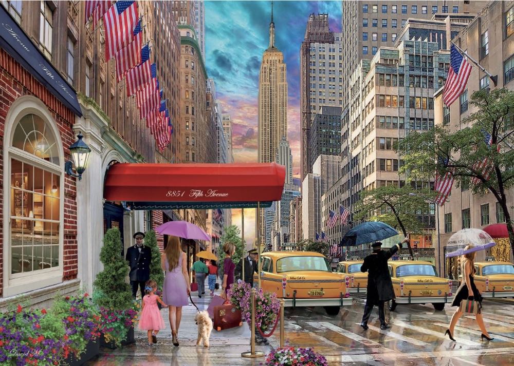 Cities: New York - Ceaco puzzle collectible [Barcode 021081332606] - Main Image 2