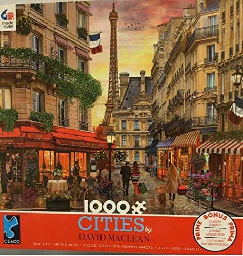 Paris Street - Ceaco puzzle collectible [Barcode 021081332583] - Main Image 1