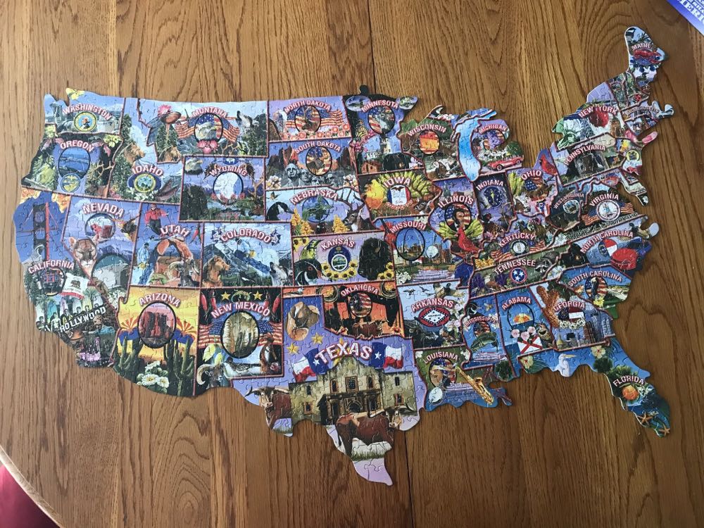 Road Trip America - TDC Puzzles puzzle collectible [Barcode 018886017807] - Main Image 2