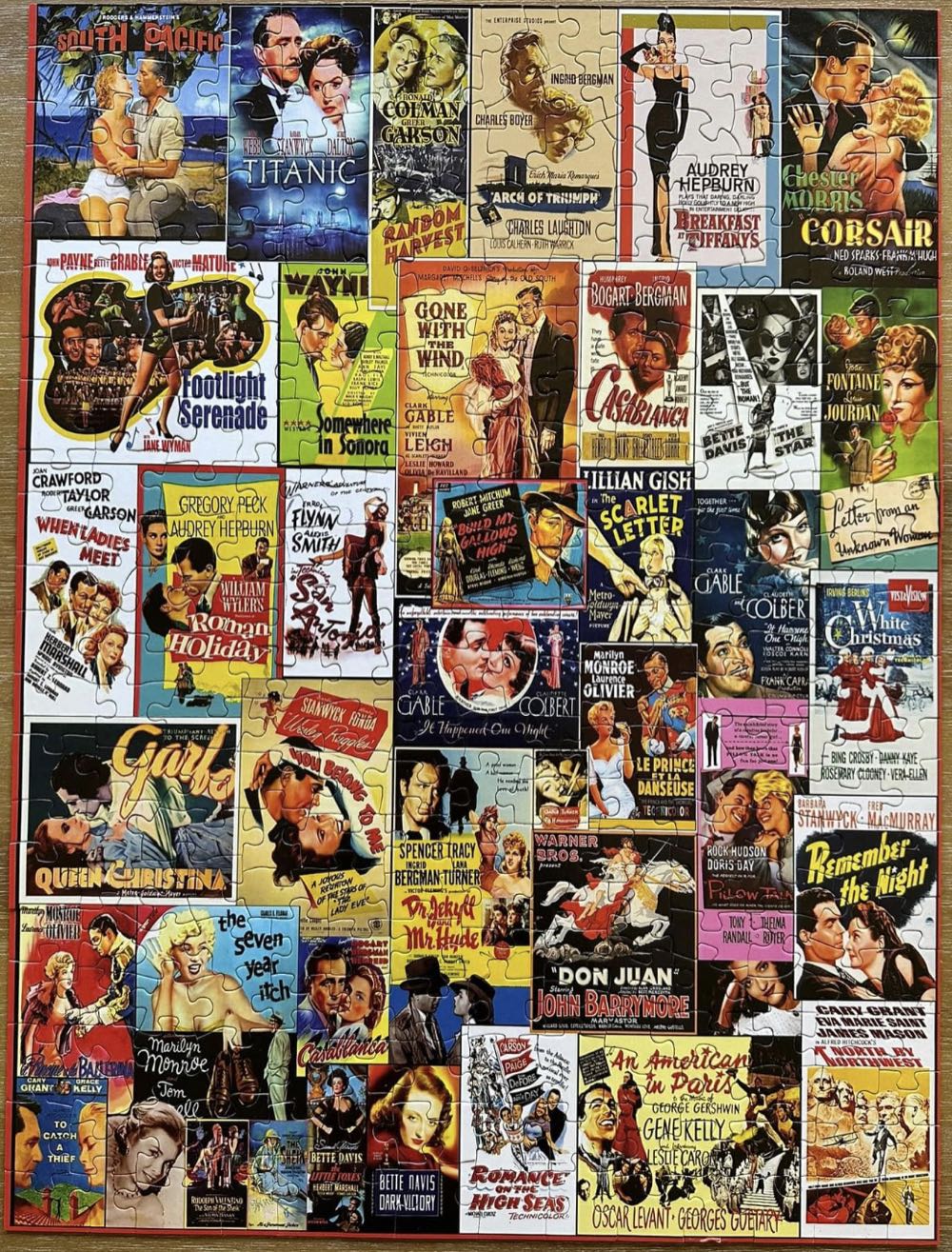 Movie Classics - White Mountain Puzzles puzzle collectible [Barcode 724819257980] - Main Image 4