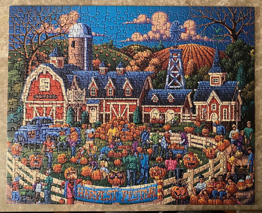 ? Pieces ? Harvest Festival - Dowdle Puzzles puzzle collectible [Barcode 671095203715] - Main Image 2