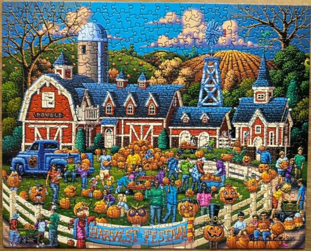 ? Pieces ? Harvest Festival - Dowdle Puzzles puzzle collectible [Barcode 671095203715] - Main Image 3