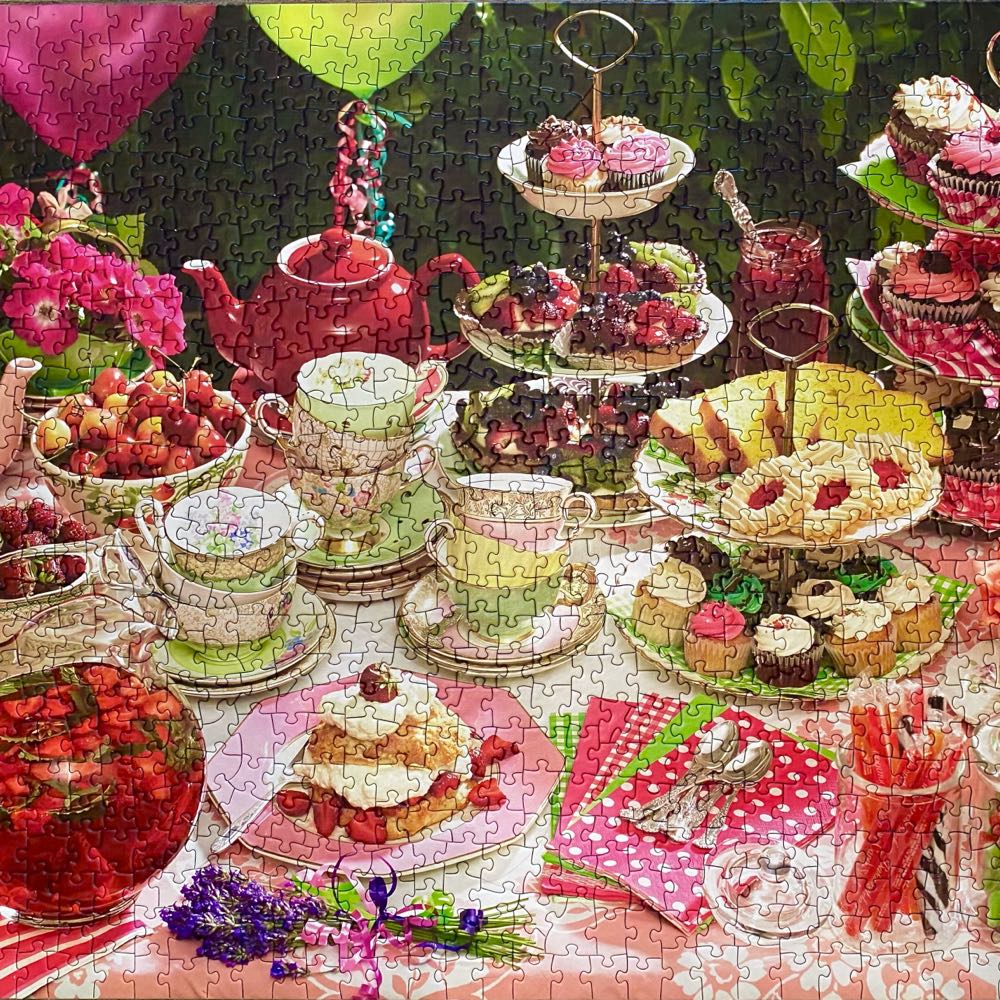 Garden Party - Cobble Hill Puzzle Company puzzle collectible [Barcode 625012800839] - Main Image 2