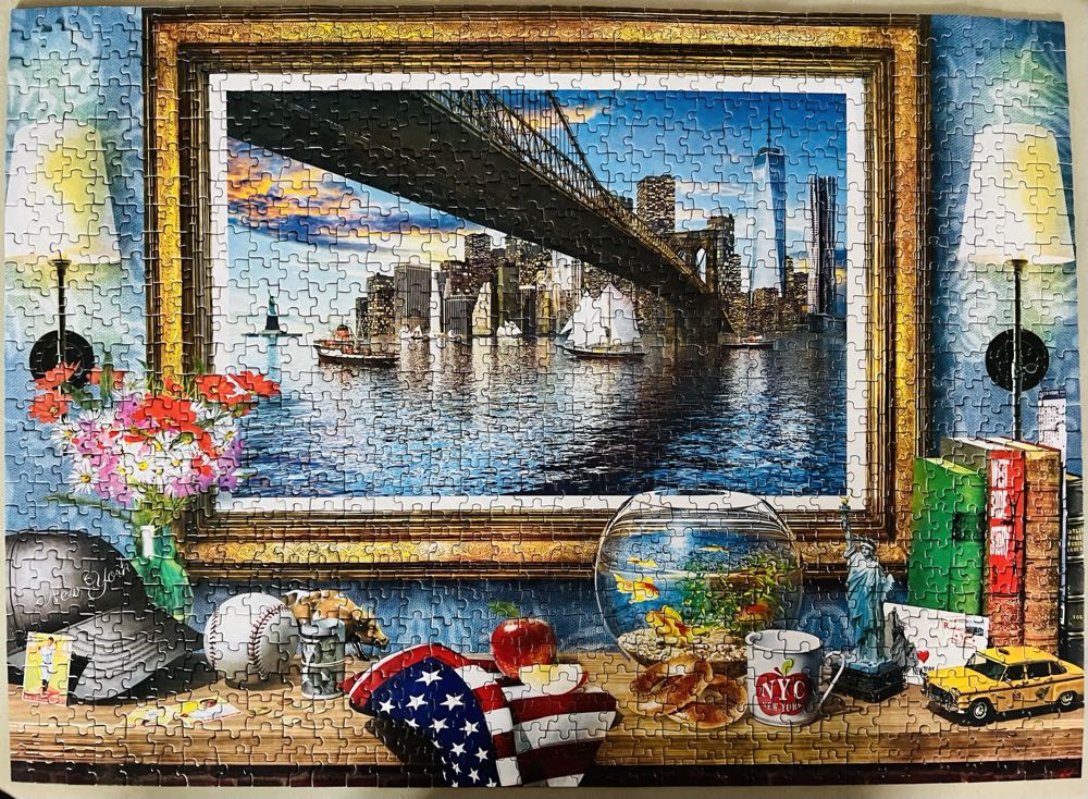 A New York View - Master Pieces puzzle collectible [Barcode 705988721076] - Main Image 2