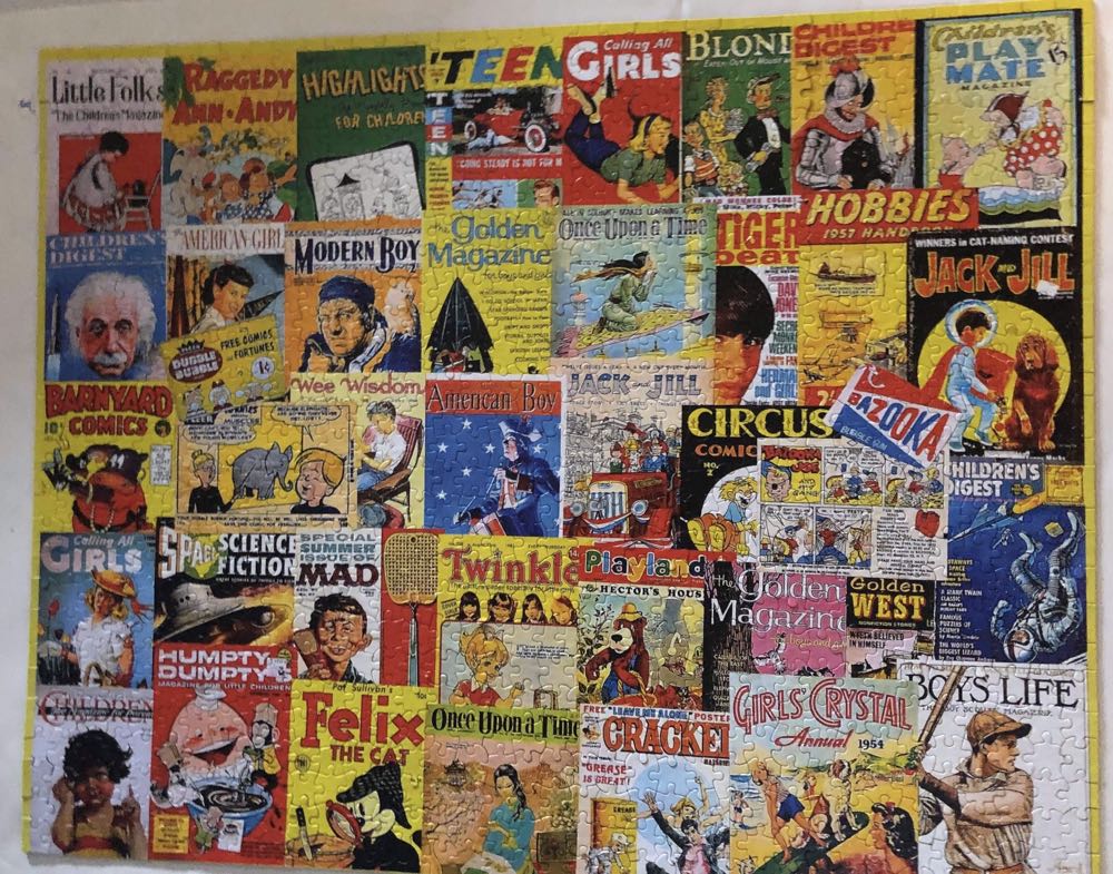 Things I Read As A Kid - White Mountain puzzle collectible [Barcode 724819262816] - Main Image 2