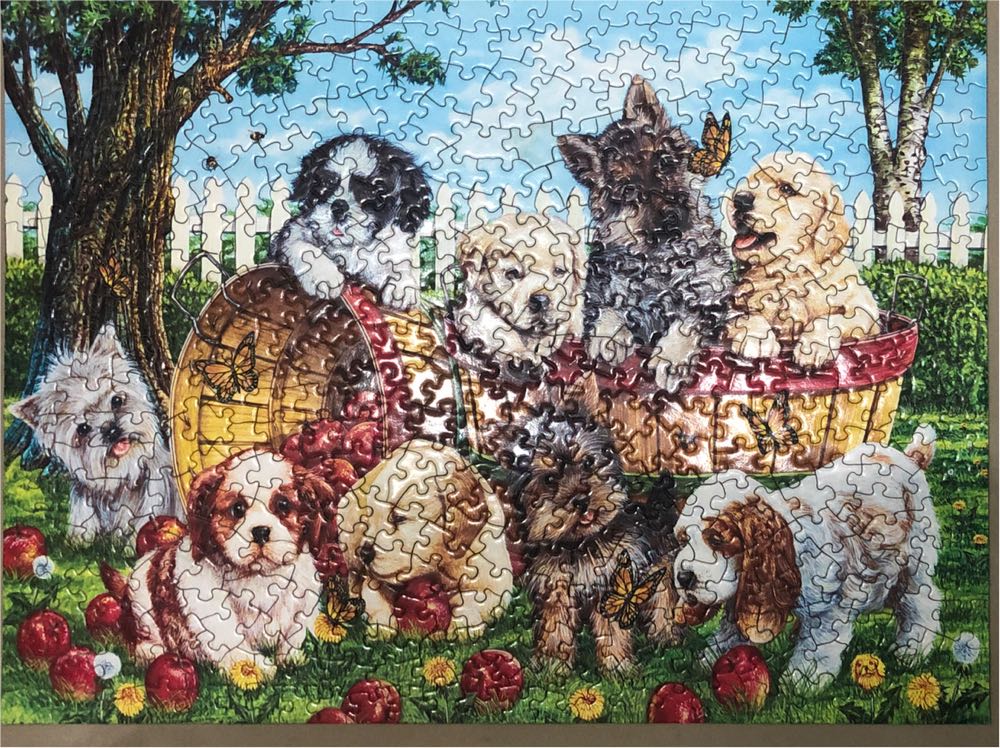 Play Date Puppies - Masterpieces, Inc. puzzle collectible [Barcode 705988312847] - Main Image 2